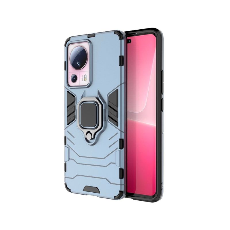 GENERICO - Funda Anti Golpes Anillo Compatible con Xiaomi 13 Lite Azul