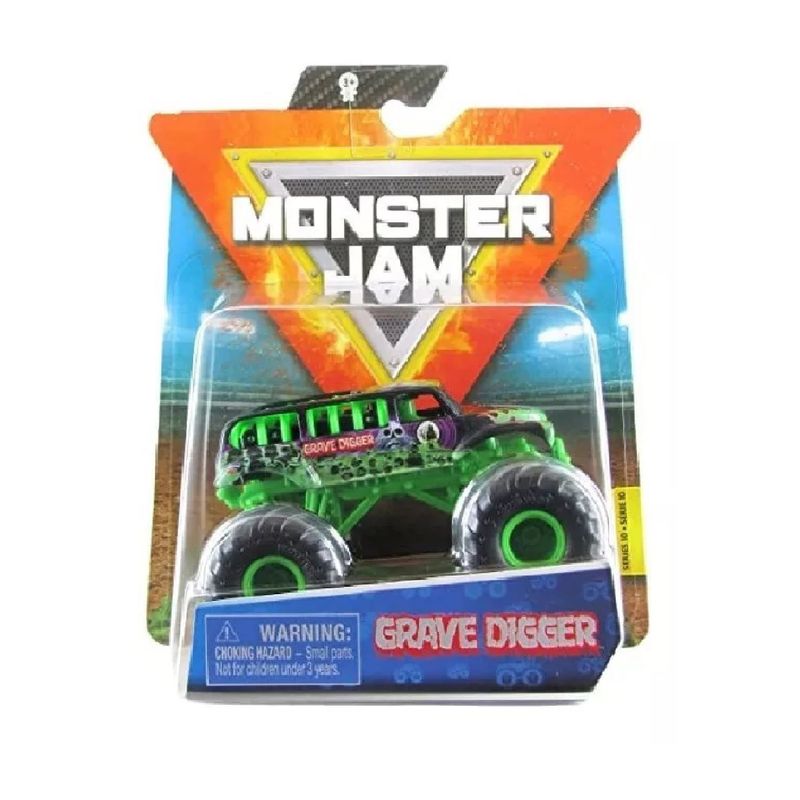 SPIN MASTER - Monster Jam Camión Monstruo GRAVE DIGGER