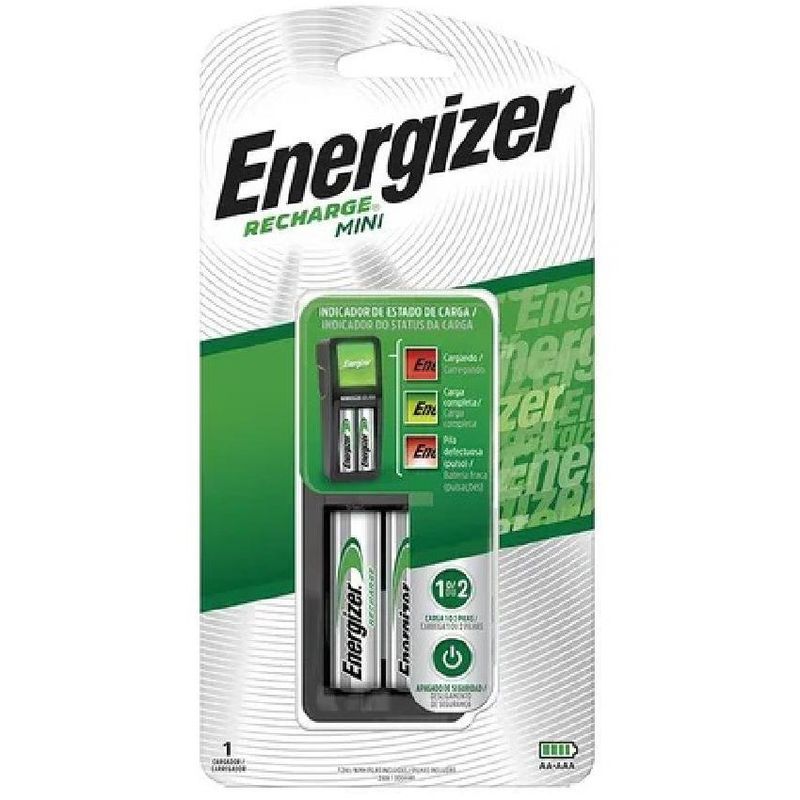 ENERGIZER - Cargador de Pilas MINI Energizer x1 Und