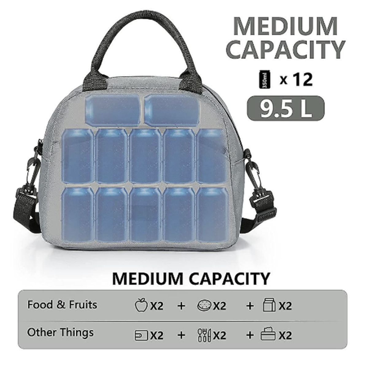 DISTRIBUCIONES GUZ SAS - Lonchera Térmica Frio Calor Resitetente   Al Agua