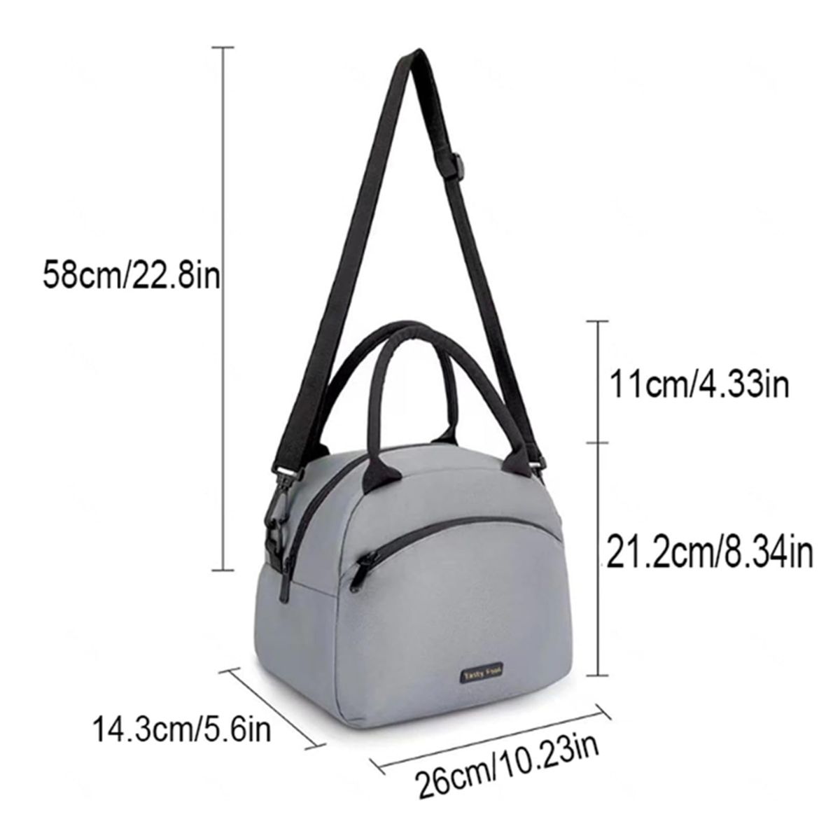 DISTRIBUCIONES GUZ - Lonchera de Papel de aluminio Control Temperatuta