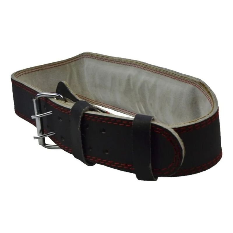 K6 - Cinturon Cuero Levantamiento Pesas Gym Gimnasio K6 Bull+ Cro_.