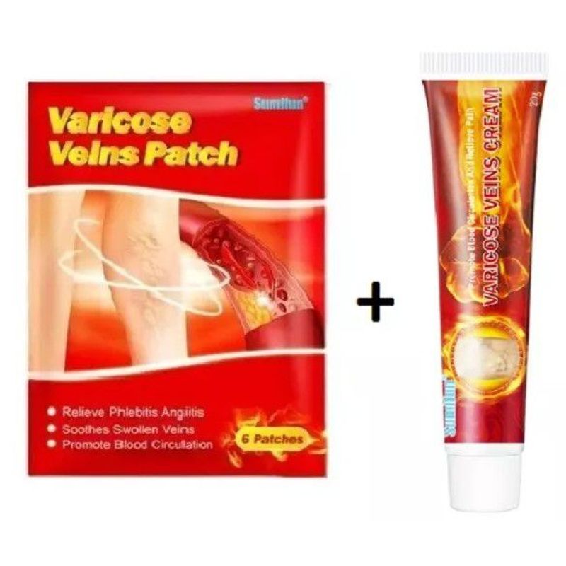 GENERICO - Crema herbal  Parches Venas Varices