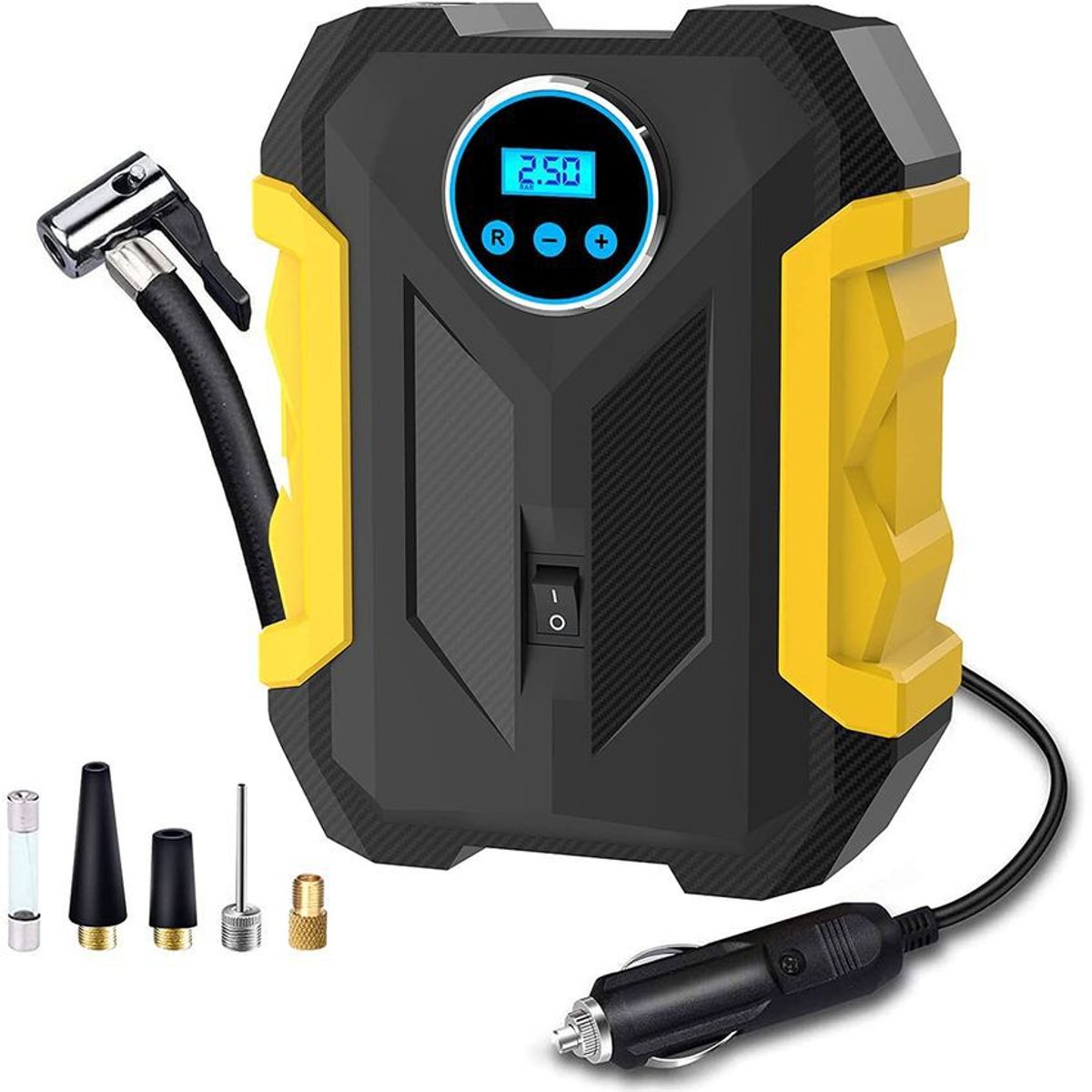 GENERICO - Compresor de aire digital para auto bomba infladora portátil