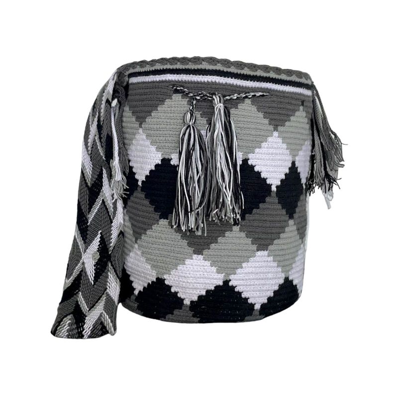 ARTESANAL - Mochila Wayúu Hecha a Mano 100 Original Colombiana WD-02_.