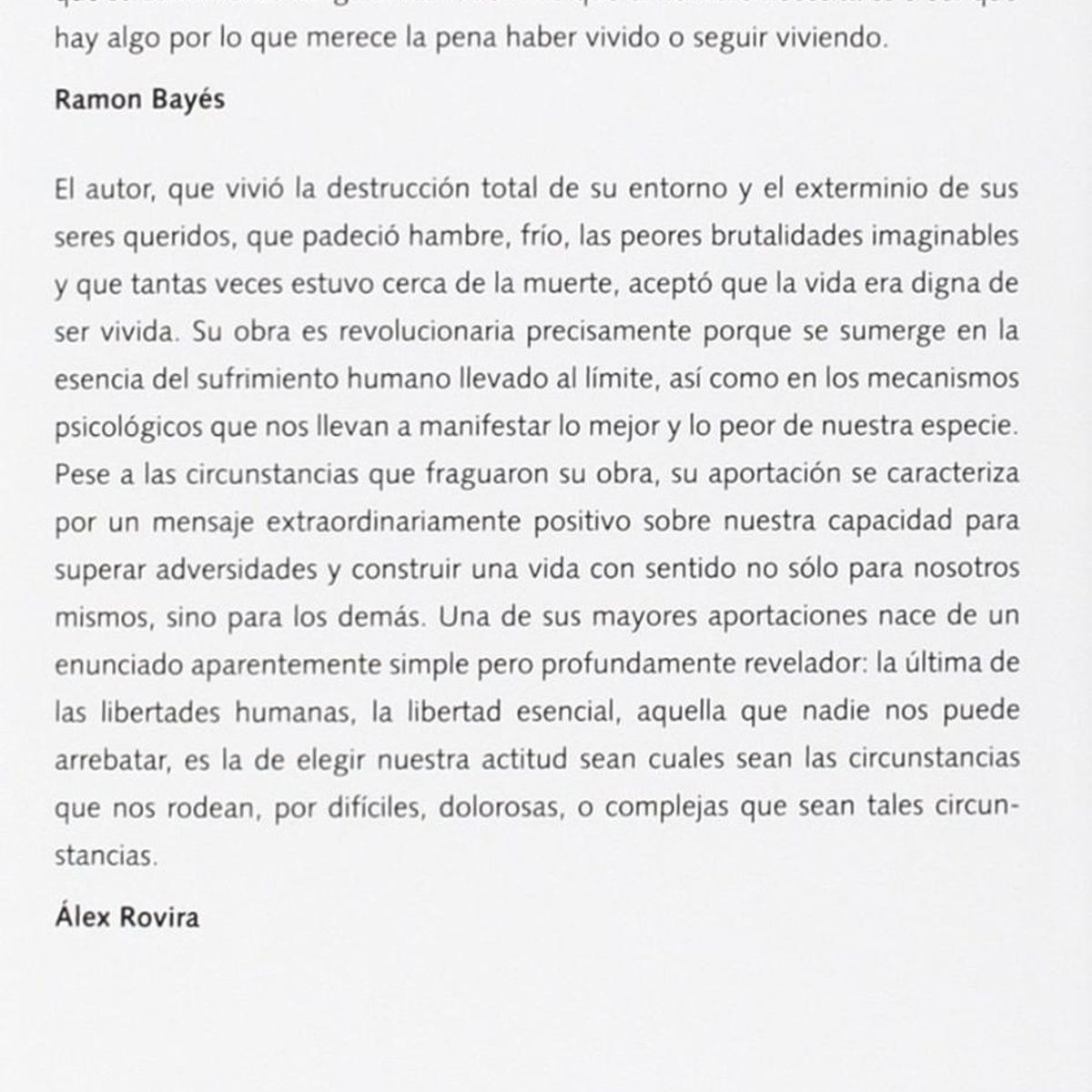 PLATAFORMA - Viktor E. Frankl: El Sentido De La Vida