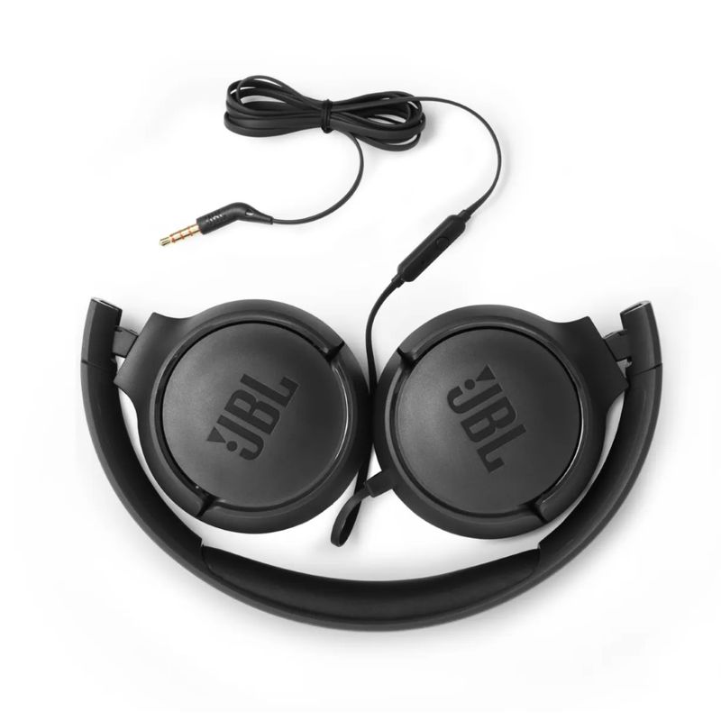 JBL - Diadema JBL T500 On ear alambrico negro  - Auriculares