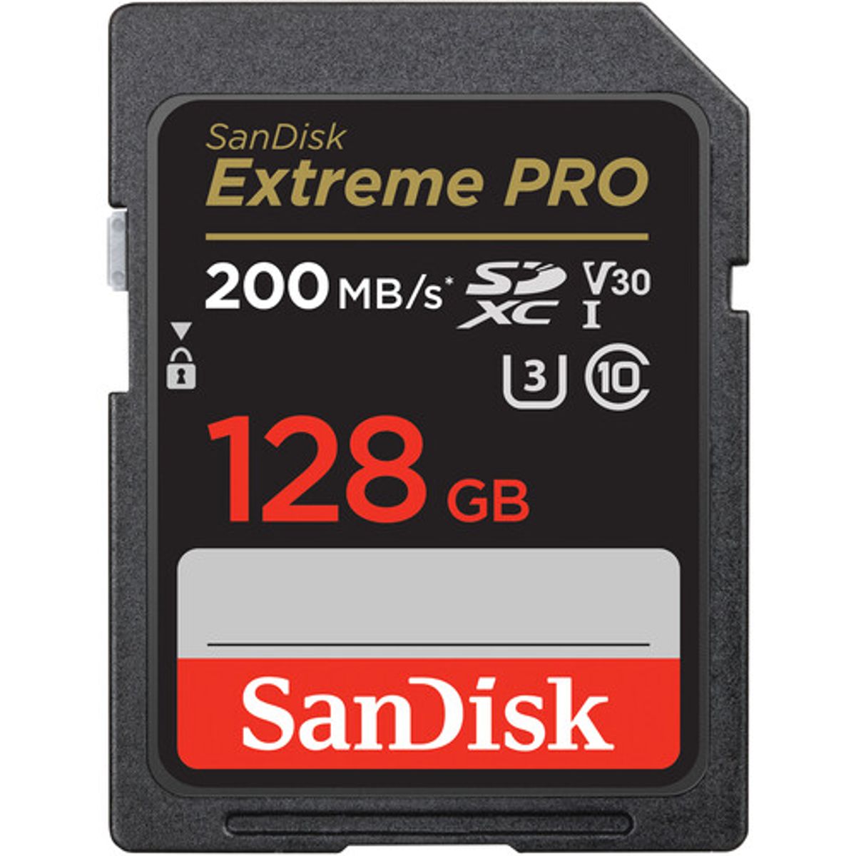 SANDISK - Memoria SD SanDisk Extreme PRO UHS-I SDXC 128GB / 200 Mbps