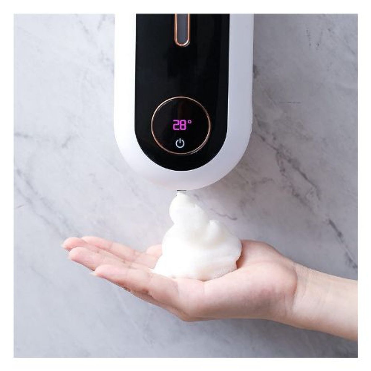 GENERICO - Dispensador de jabón para ducha eléctrico.