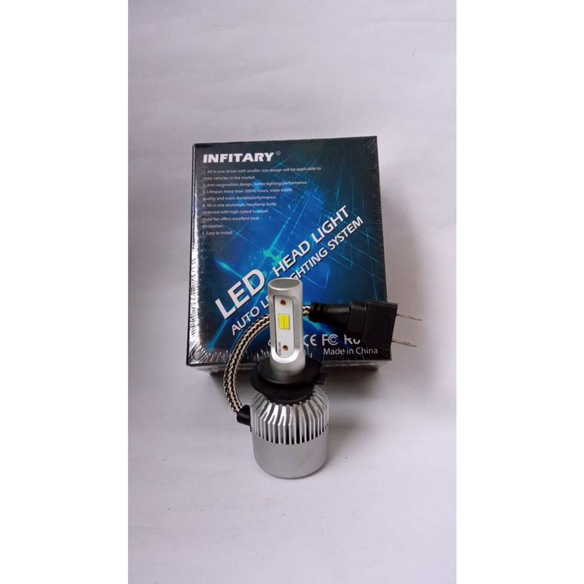 UNIVERSAL - Par bombillos head light referencia h7 8000lumens led csp