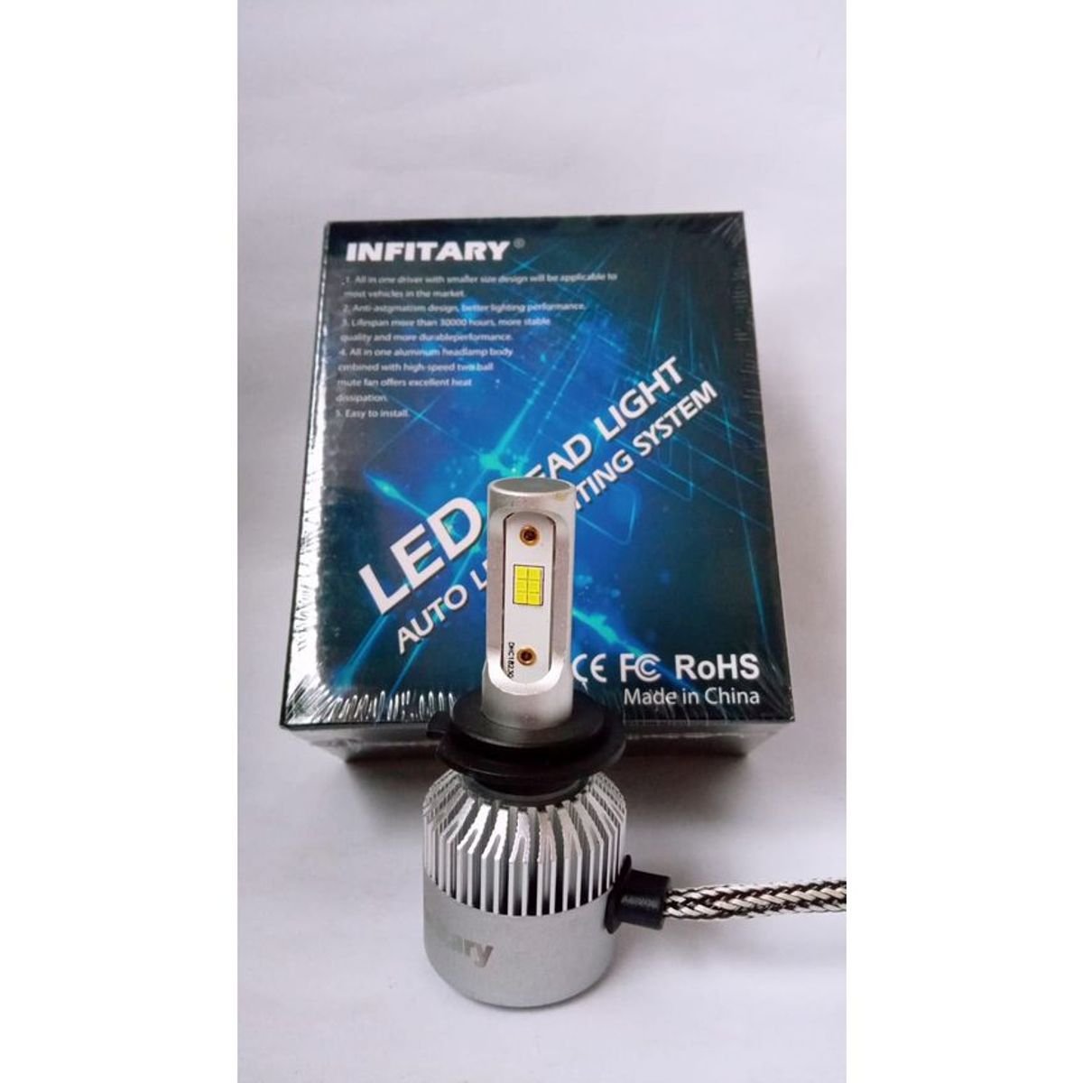 UNIVERSAL - Par bombillos head light referencia h7 8000lumens led csp