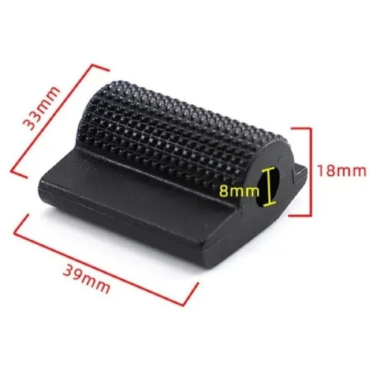 KING BAG - Protector de calzado palanca moto en goma negro