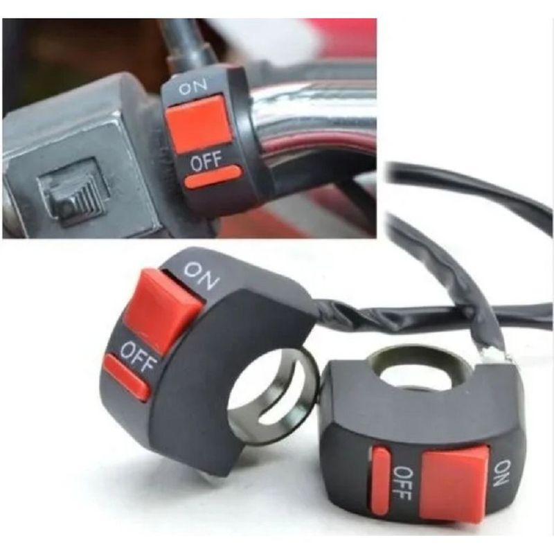 UNIVERSAL - Switche moto suiche interruptor on  off luces exploradoras