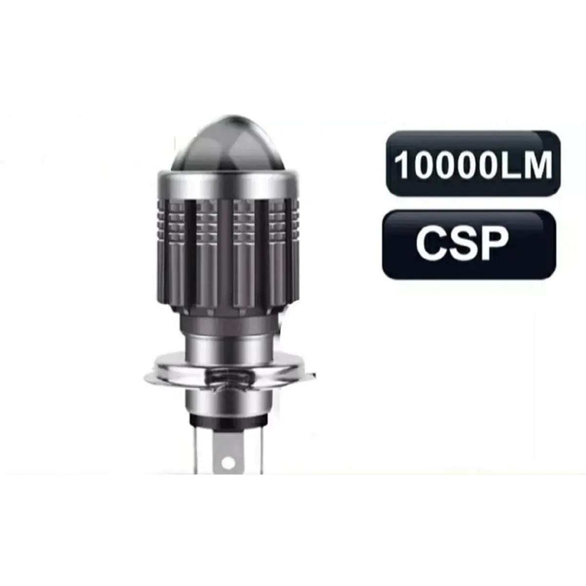 GENERICO - Bombillo led h4 tipo proyector ultra potente 10.000 lumens