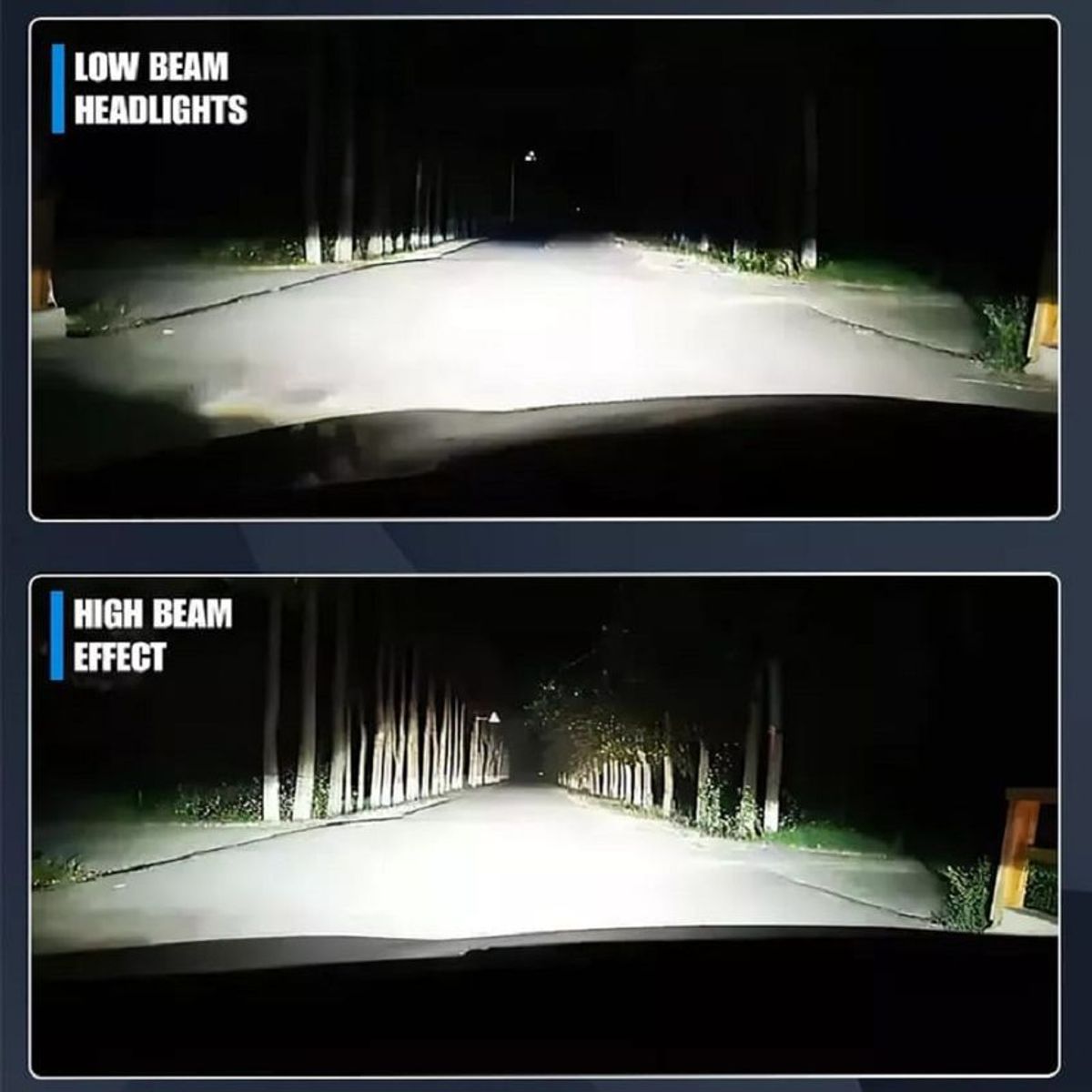 LEDMAX - Dos bombillos led h4 tricolor a eleccion 6 caras 20000lumens