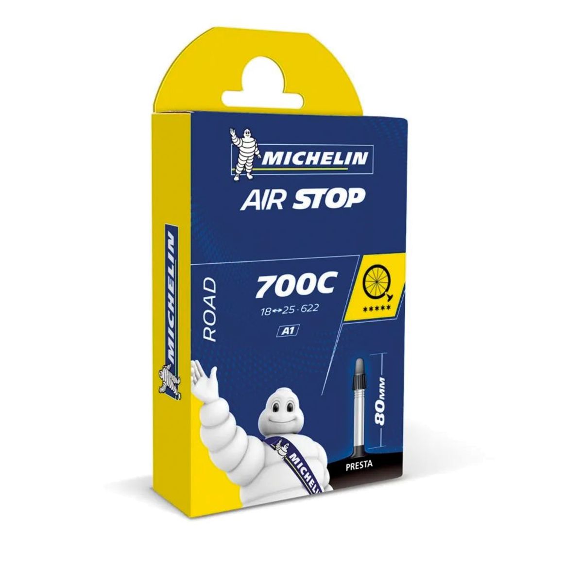 MICHELIN - Neumatico de Ruta Michelin Air Stop 700C Válvula 80mm