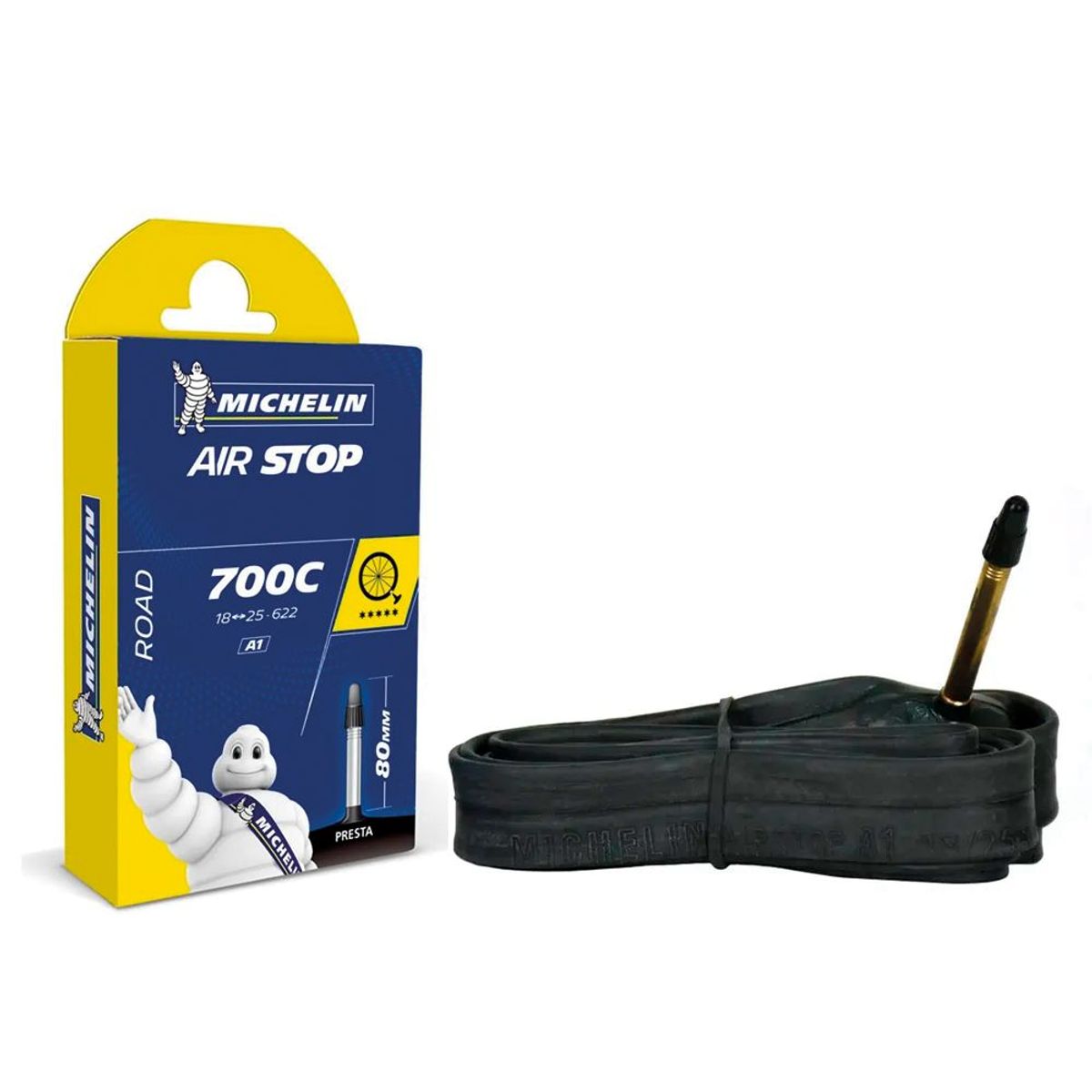 MICHELIN - Neumatico de Ruta Michelin Air Stop 700C Válvula 80mm