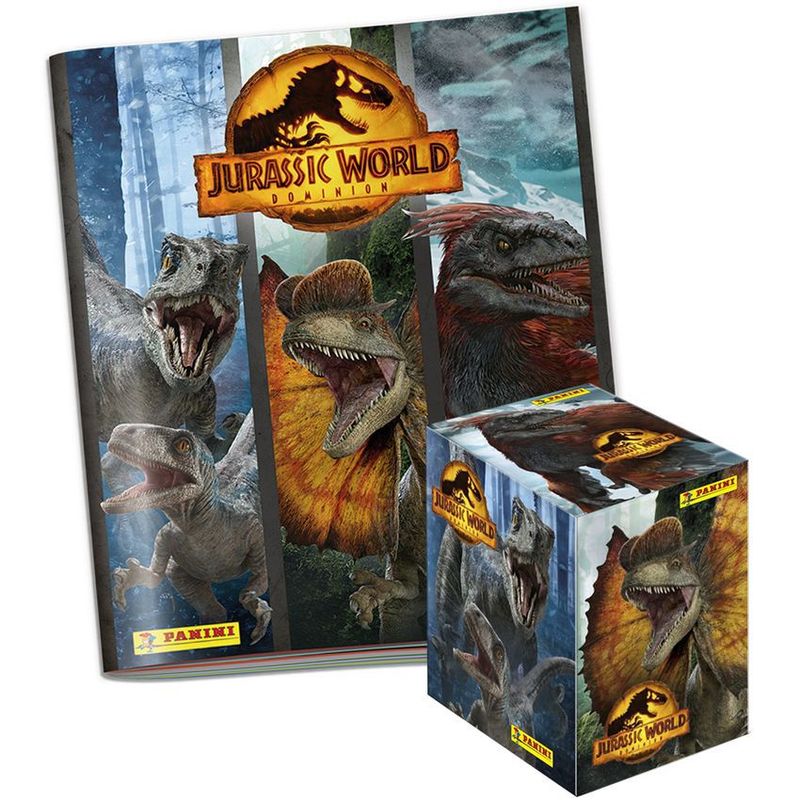 PANINI - Album x 50 sobres jurassic world dominion
