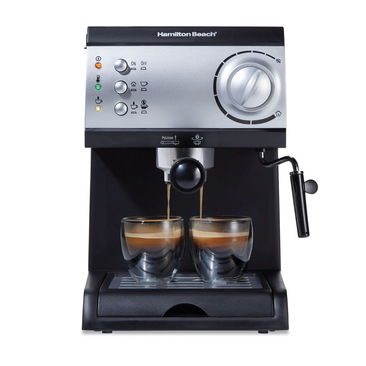 HAMILTON BEACH - Cafetera Expresso Automática Hamilton Beach 40715 Negra