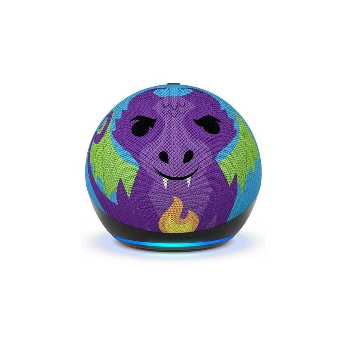 AMAZON - Amazon echo dot niños 5ta gen asistente virtual alexa dragon