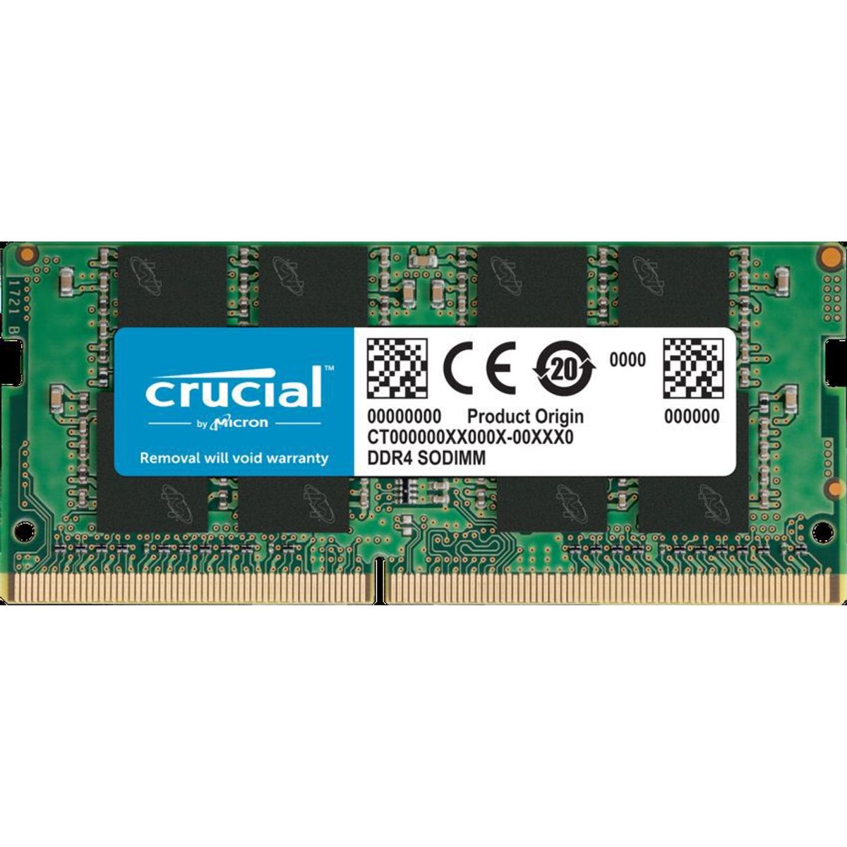 GENERICO - Memoria ram 8gb crucial ddr4 3200 mt/s sodimm ct8g4sfra32a