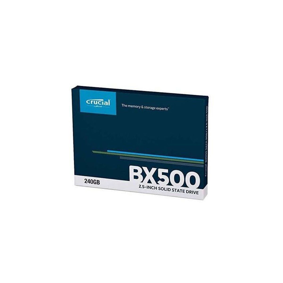 CRUCIAL - Disco solido ssd crucial bx500 2.5 240gb + adapta