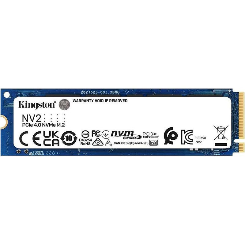 KINGSTON - Unidad solida kingston m2 nv2 nvme pcie 500gb gen 4x4
