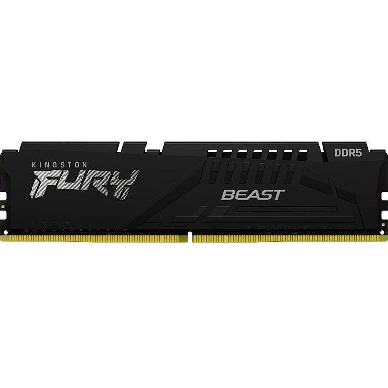 KINGSTON - Memoria ram fury beast gamer color negro ddr5 16gb - 5200 kingston