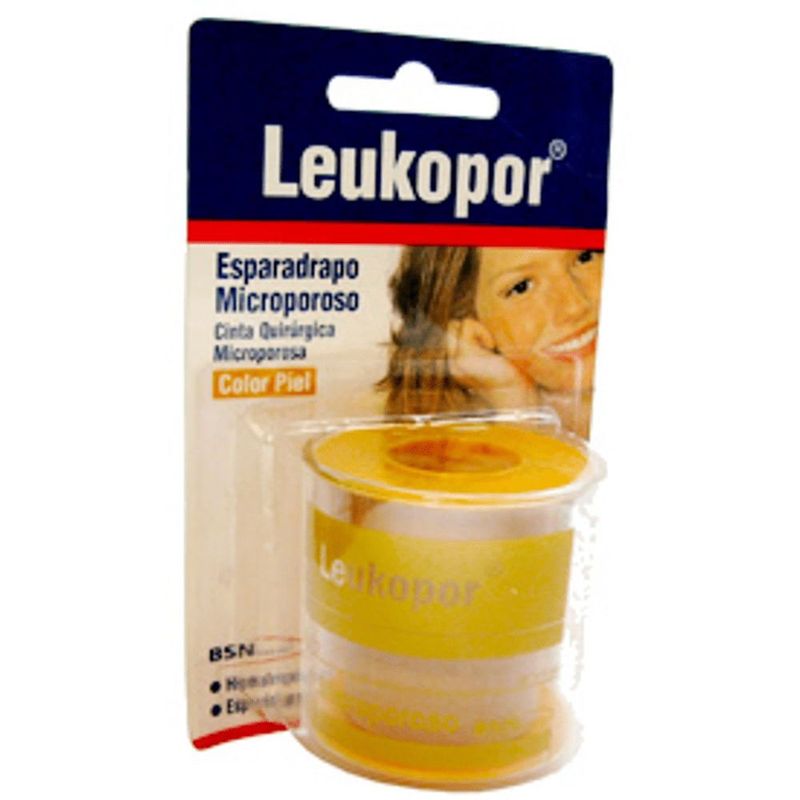 GENERICO - Cinta Microporosa Piel 1 X5yds Leukopor