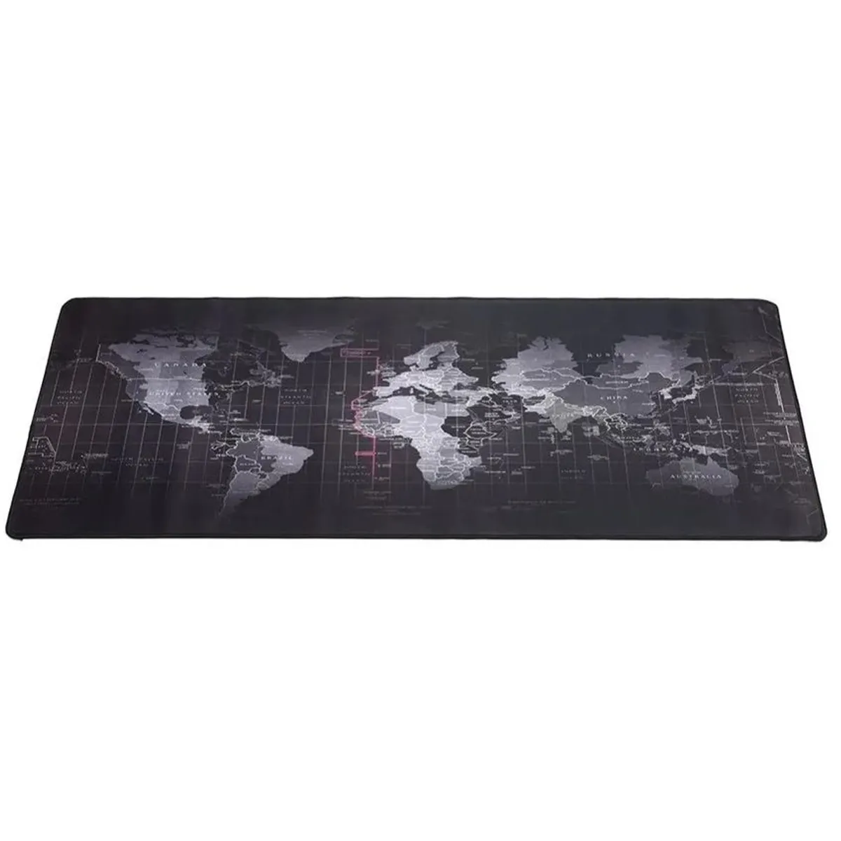GENERICO - Mouse pad mapa mundo xl 80x30 gamer base goma antideslizante mapamundi