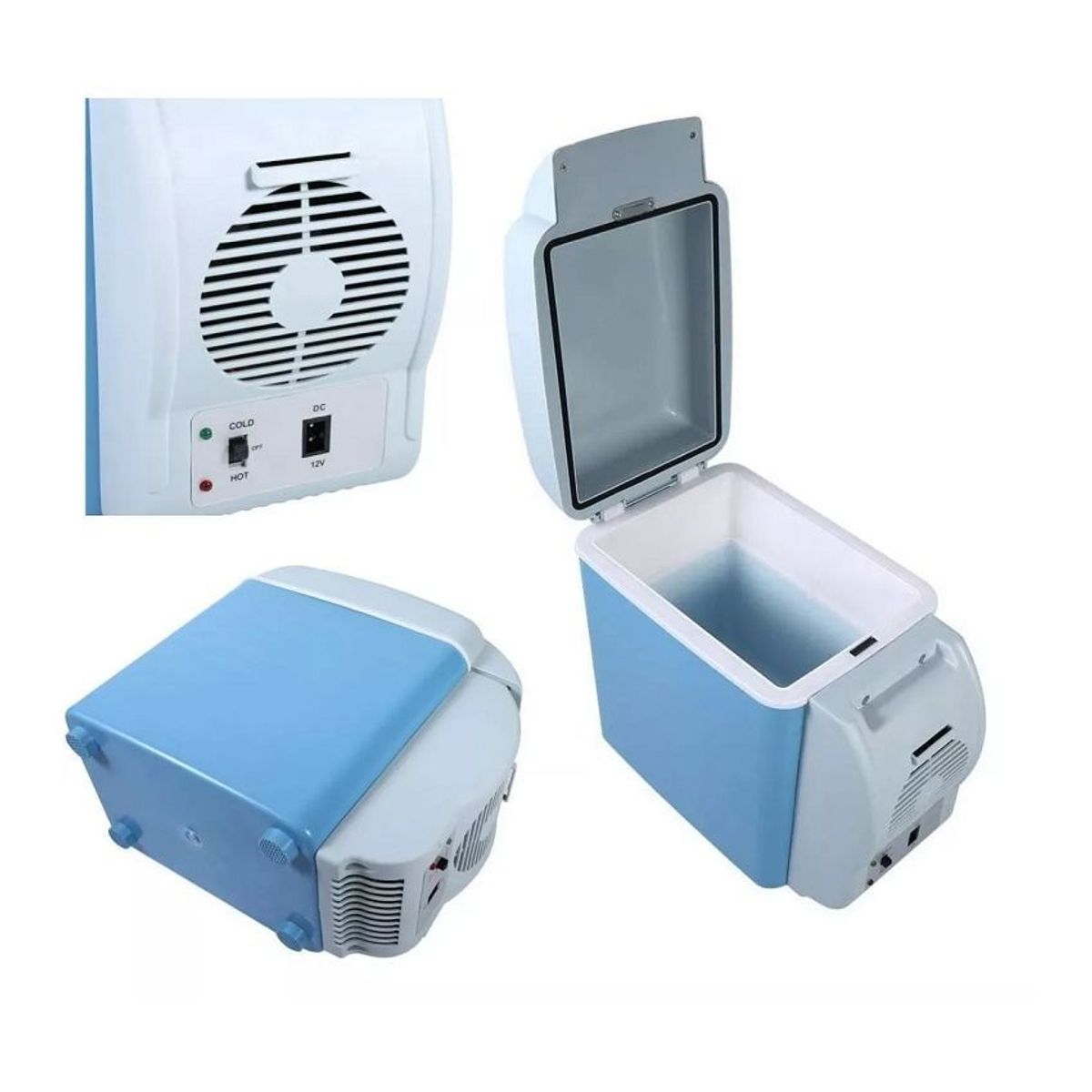 GENERICO - Nevera refrigerador carro portátil eléctrico 7.5 litros