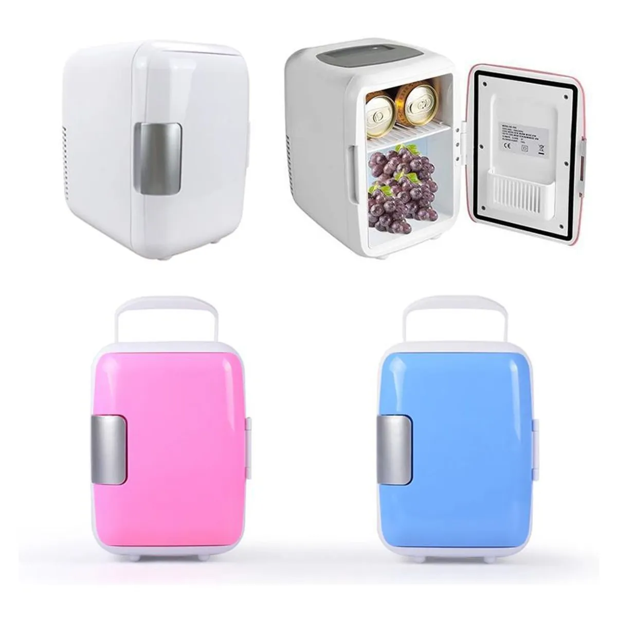 GENERICO - Nevera refrigerador pequeño portátil 4litros