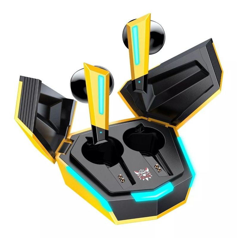 ONIKUMA - Audífonos tws in-ear gamer inalámbricos onikuma t32 amarillo
