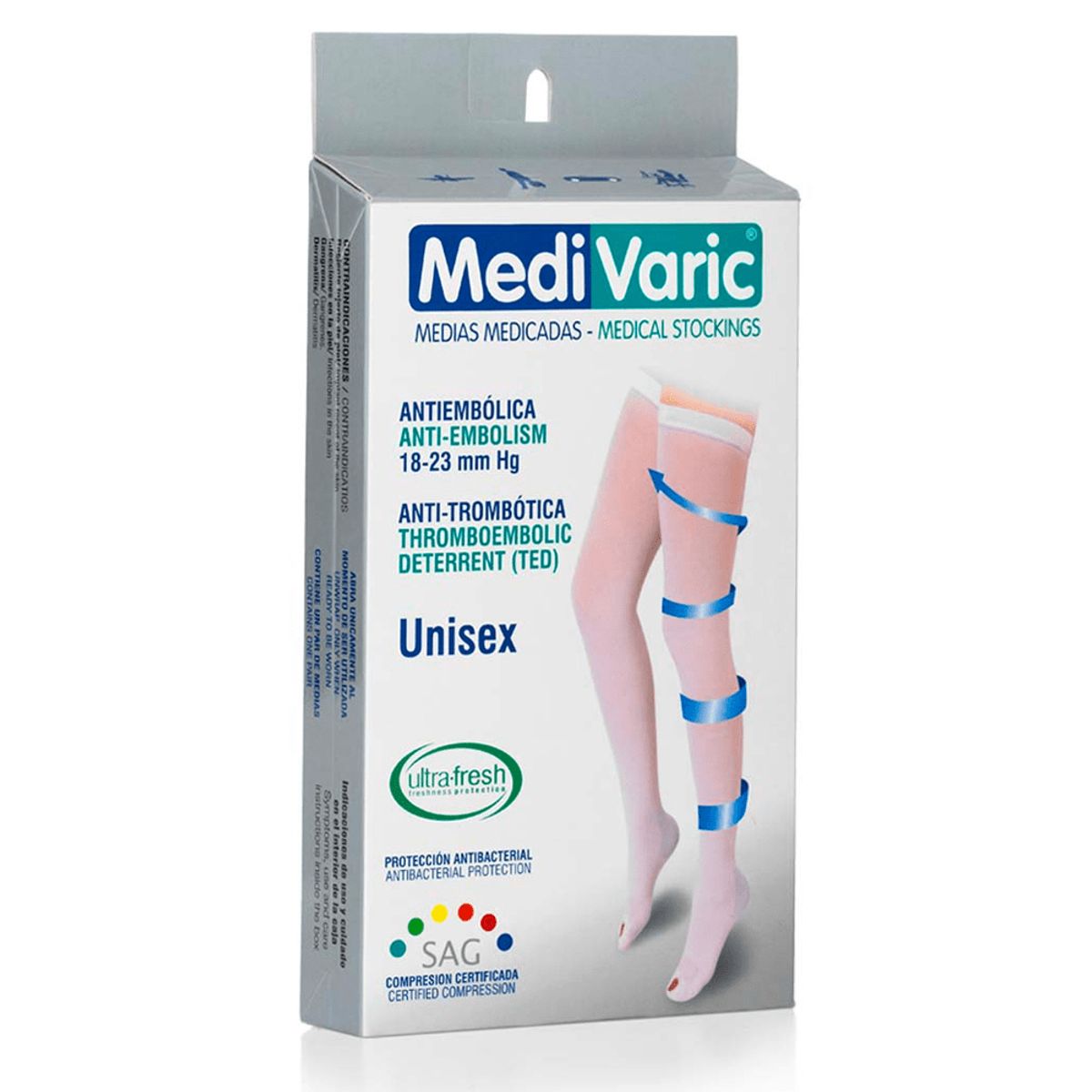 MEDIVARIC - Media Antiembolica Muslo Medivaric Talla S