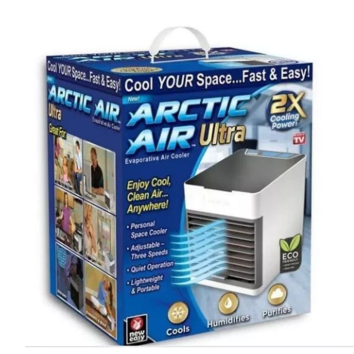 GENERICO - Aire Acondicionado Portátil Ultra Air Cooler.