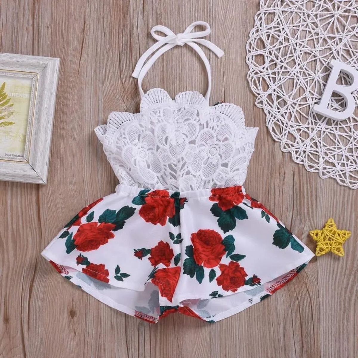 LUSOLSI - Prendas niñas ropa conjuntos vestido enterizo prendas niños