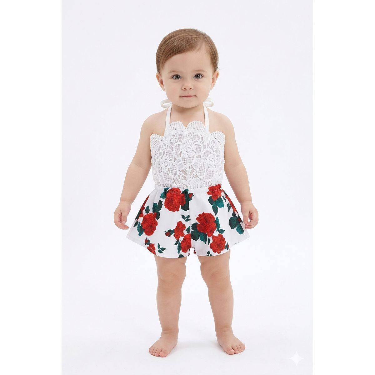 LUSOLSI - Prendas niñas ropa conjuntos vestido enterizo prendas niños