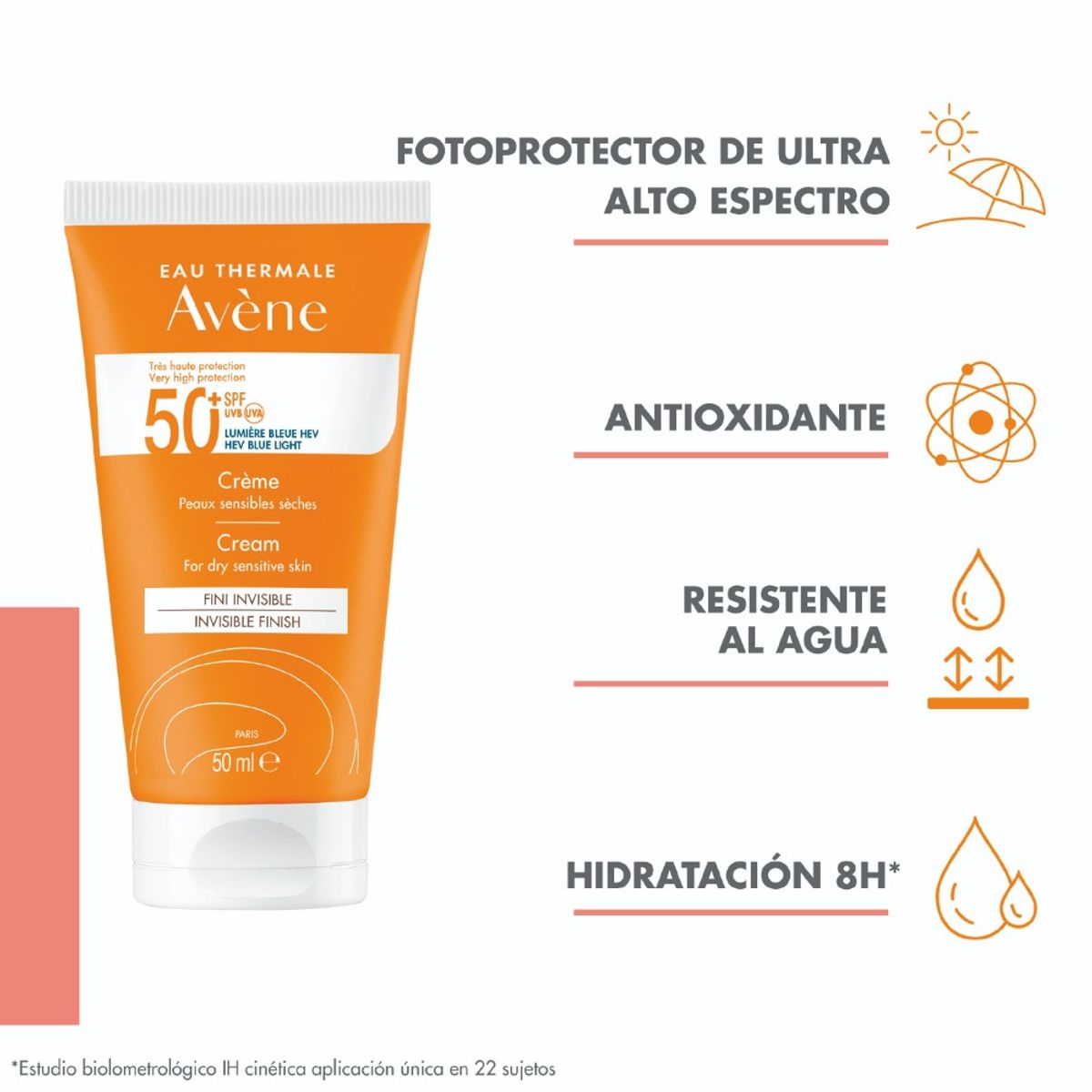 AVENE - Protector Solar Crema Avene LN SPF50 + X 50ml