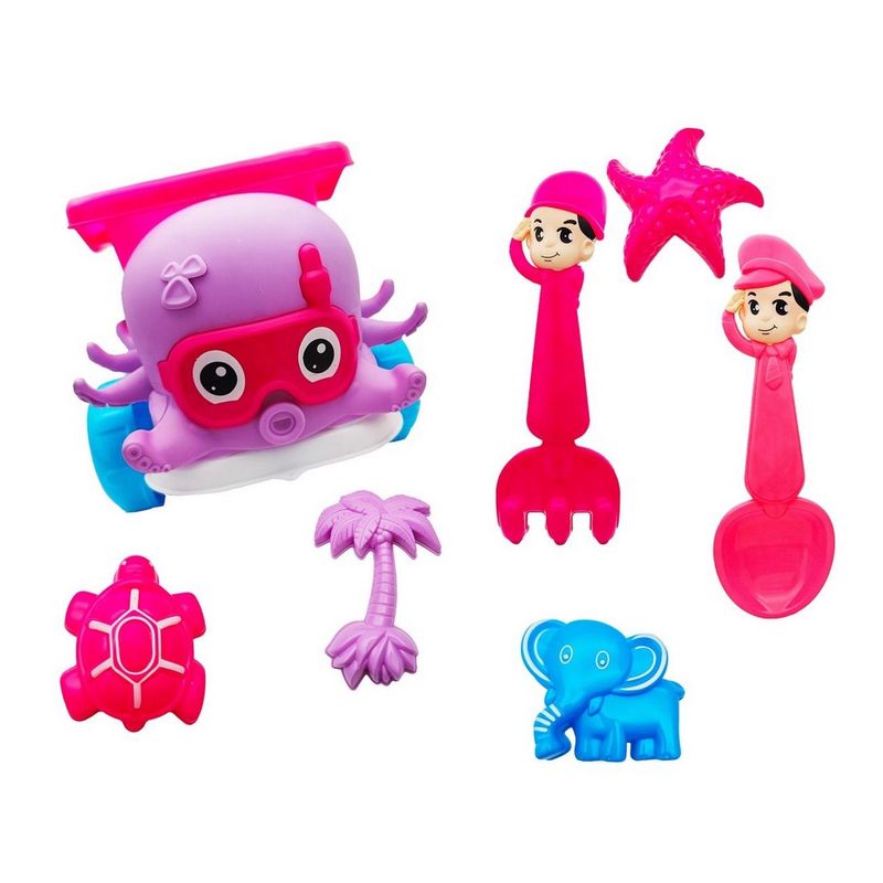 DAYOSHOP - Volqueta Pulpo Castillo Arena Playa Accesorios Juguete Niña