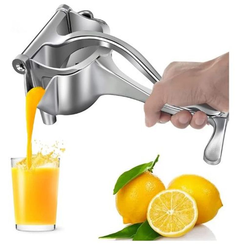 GENERICO - Exprimidor de naranja metálico.