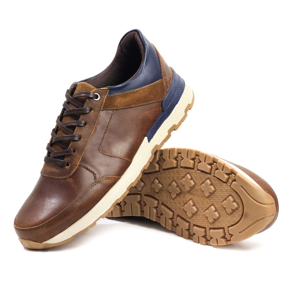 VILLABONR - Tenis Para Hombre Cuero VillabonR VO-3031 Café