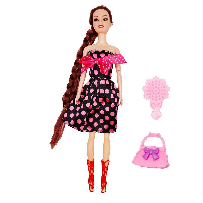 GENERICO - Muñeca Princesa Vestido Esfera Juguete Niñas Accesorios