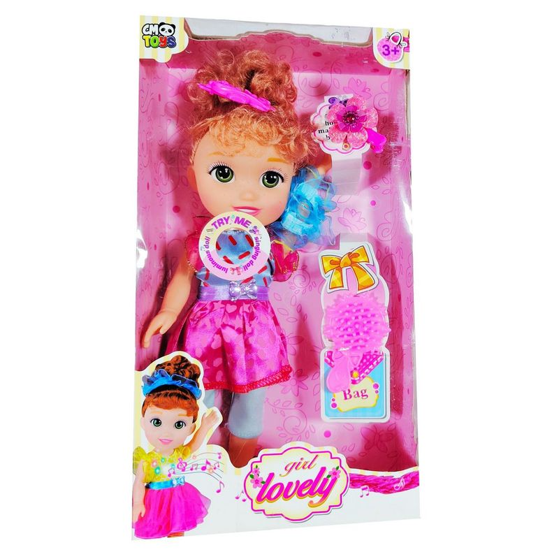 GENERICO - Muñeca Nancy Mediana Canta Luces Sonido Accesorios Juguete