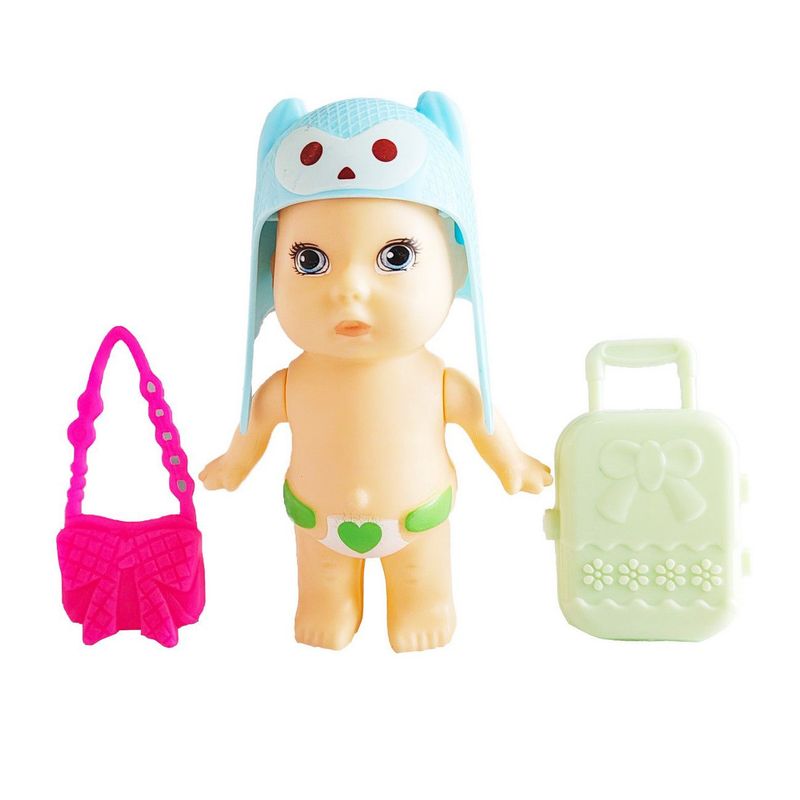 GENERICO - Muñeco Bebe Niñas Mi Baby Gorro Pijama Infantil Juguete