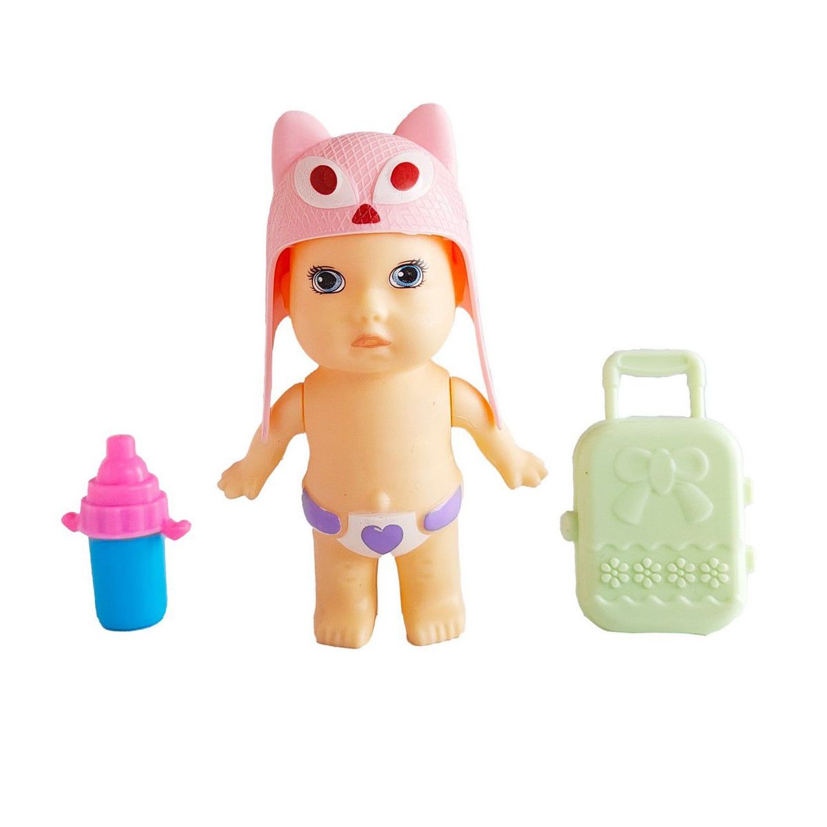 GENERICO - Muñeco Bebe Niñas Mi Baby Gorro Pijama Infantil Juguete