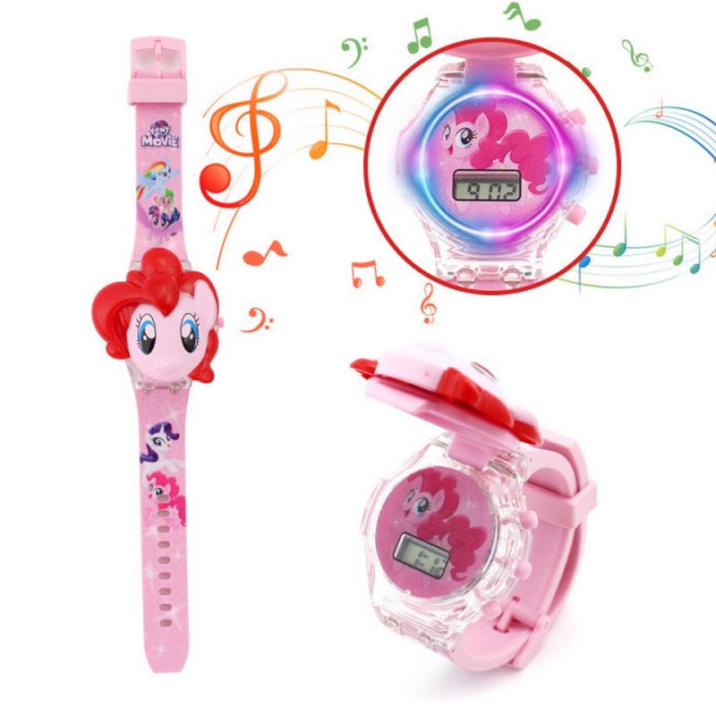DAYOSHOP - Reloj Niños Digital Luz Sonido Tapa Infantil My Little Pony