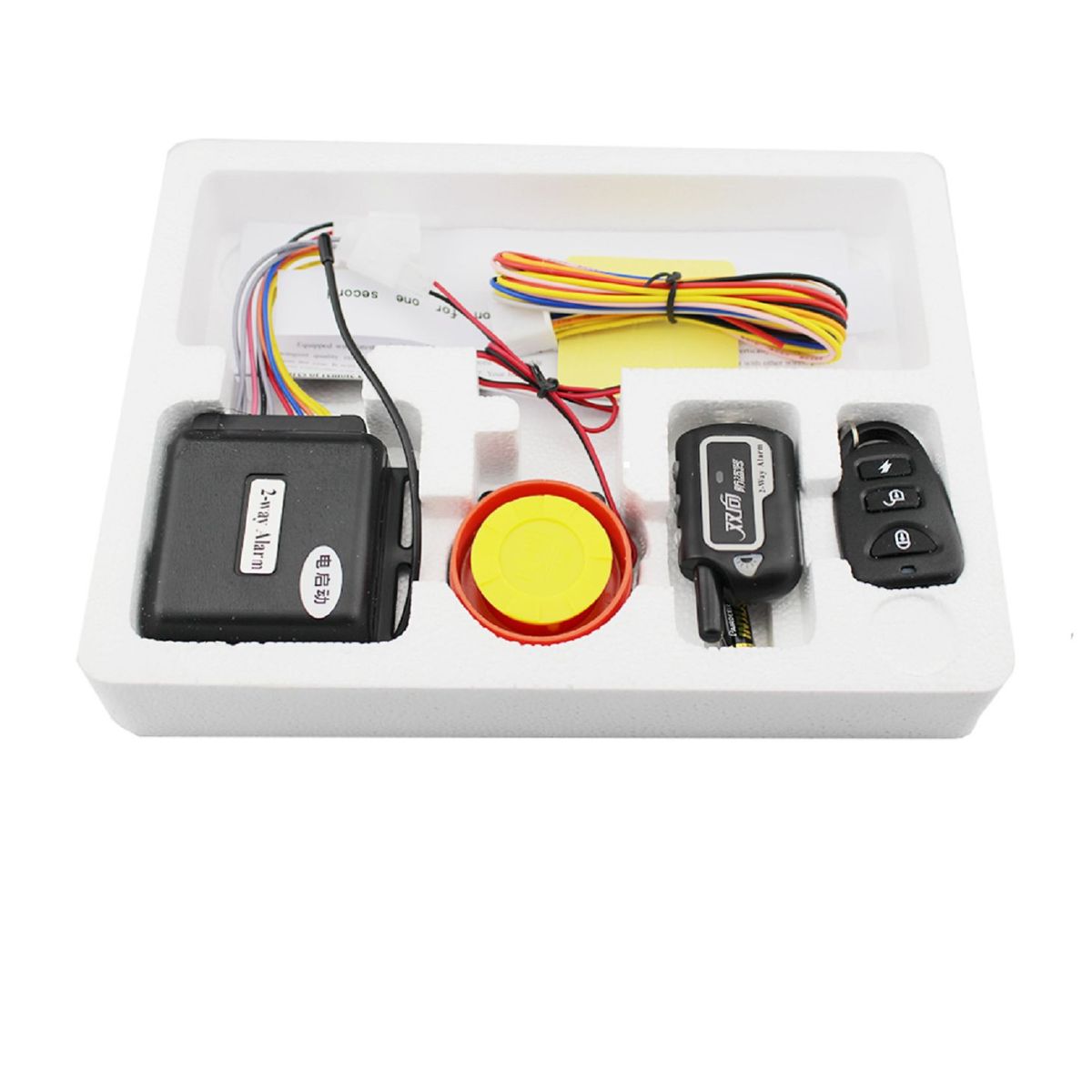 GENERICO - Alarma Doble Vía Para Moto Con Apagado A Control