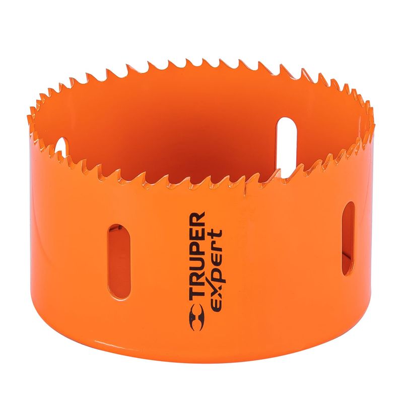 TRUPER - Sierra Copa Bimetálica Diámetro 3.1/2", Mandril de 7/16" Truper