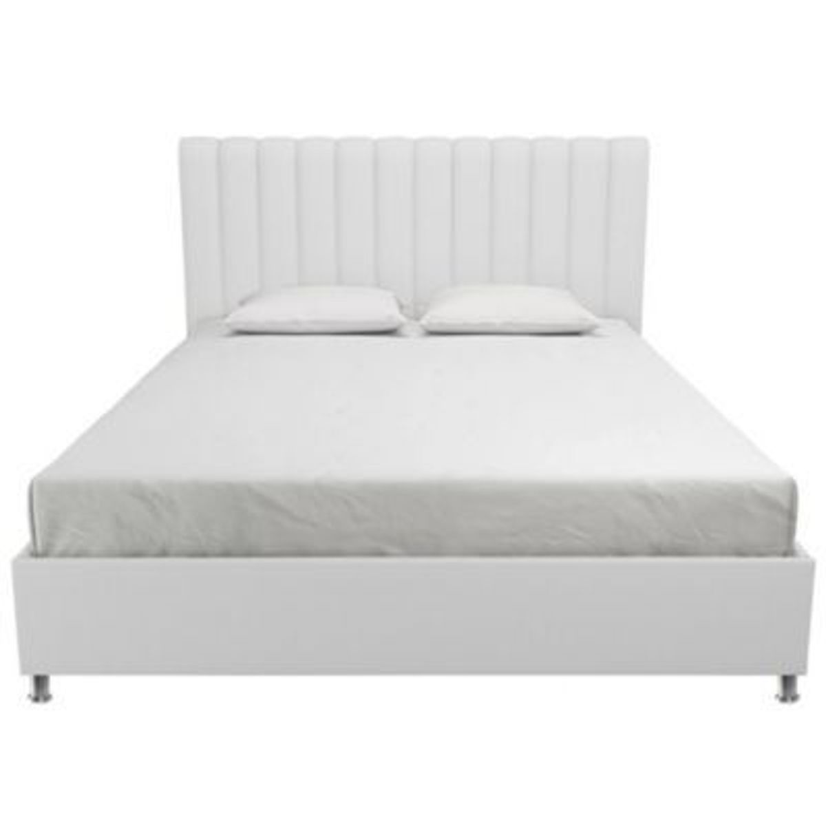 EKONOMODO COLOMBIA - Colchon King 2 Pillow + Base Cama + Espaldar Natura Blanco 200X200 Cm