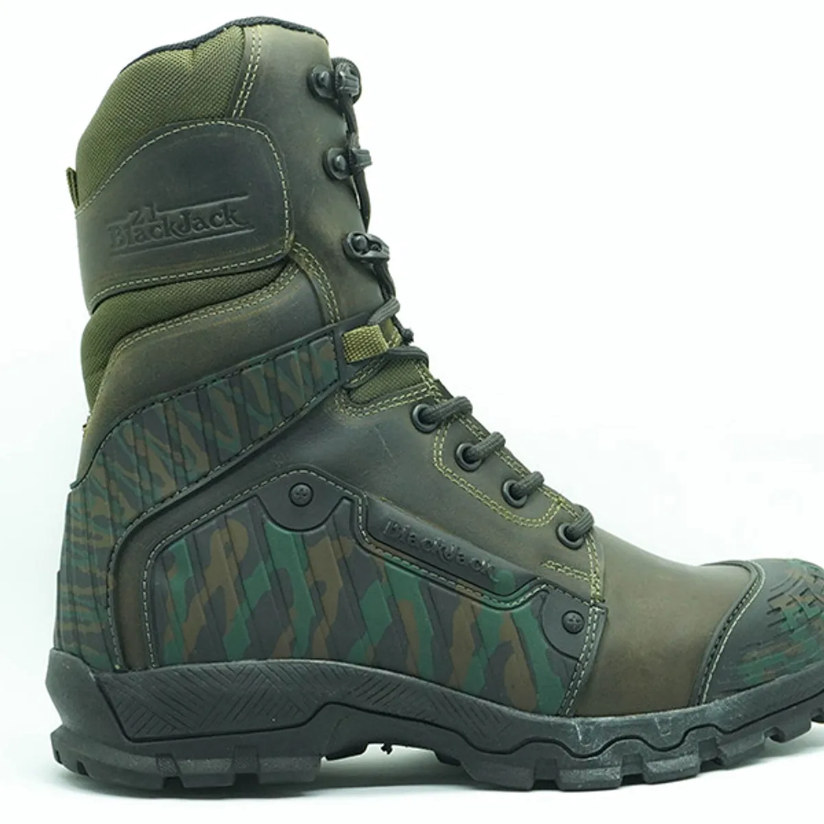 HERREROS - Bota Hombre Militar -Herreros- Techniker Verde